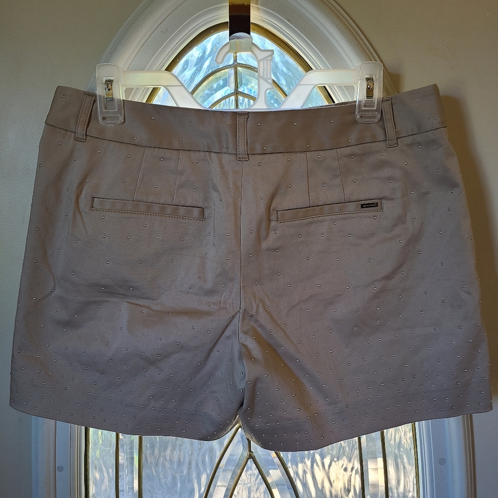 WHBM Studded Shorts Size 8 Khakis - Picture 3 of 8